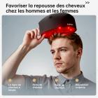 120 LED Casquette de Luminothérapie Capillaire, Approuvé FDA, Lumiere Rouge Therapie Casquette Laser de Repousse Capillaire, Stimule Croissance Cheveux