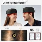 120 LED Casquette de Luminothérapie Capillaire, Approuvé FDA, Lumiere Rouge Therapie Casquette Laser de Repousse Capillaire, Stimule Croissance Cheveux