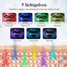 Draadloos 7-Kleuren LED-Lichttherapie Siliconen Gezichtsmasker – 80 LED-Lampjes met 240 Chips