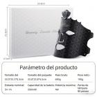 Máscara facial de silicona con terapia de luz LED de 7 colores, diseño inalámbrico, 80 cuentas LED, 240 chips.