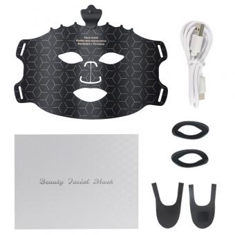 7-Color LED Light Therapy Silicone Face Mask Wireless Design, 80 LED Beads,240 Chips 7-Color LED Light Therapy Silicone Face Mask Wireless Design, 80 LED Beads,240 Chips