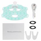 Draadloos 7-Kleuren LED-Lichttherapie Siliconen Gezichtsmasker – 80 LED-Lampjes met 240 Chips