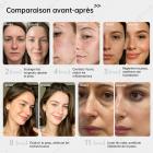 480 perles LED Masque en silicone de luminothérapie LED 4 couleurs , LED Visage pour raffermir et éclaircir le visage et le cou, Traitement anti-âge