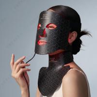 480 perles LED Masque en silicone de luminothérapie LED 4 couleurs , LED Visage pour raffermir et éclaircir le visage et le cou, Traitement anti-âge