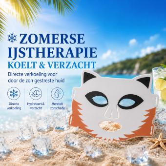 Revolutionair 4-Kleuren LED-Lichttherapie Siliconenmasker met Ice Cooling – Ultieme Huidverzorging met 276 LEDs