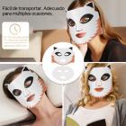 Máscara de fototerapia LED cuádruple con 276 luces LED. Ideal para usar después de tomar el sol en la playa, ya que proporciona una protección eficaz para la piel del rostro.