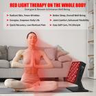 60LED rødt og infrarødt lysterapipanel - dobbelt bølgelængde til ungdommelig hud og smertelindring derhjemme