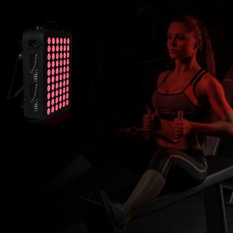 Lumière Rouge 300W, 660/850nm Lampe de Luminothérapie lumière rouge et infrarouge à 120 LED, Soin de peau et bien-être à domicile