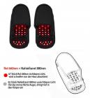 Ein Paar Medizinische 90 LED Vollabdeckung Rot- und Infrarot-Lichttherapie-Hausschuhe, Für Eine Schnelle Linderung Von Fußschmerzen Jederzeit Und Überall