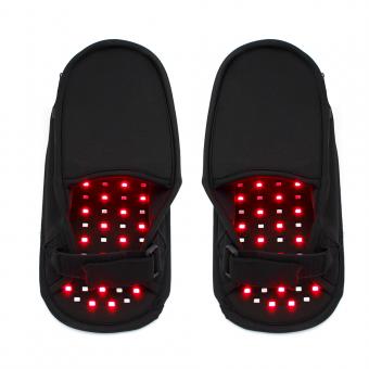 Ein Paar Medizinische 90 LED Vollabdeckung Rot- und Infrarot-Lichttherapie-Slipper, Für Eine Schnelle Linderung Von Fußschmerzen Jederzeit Und Überall