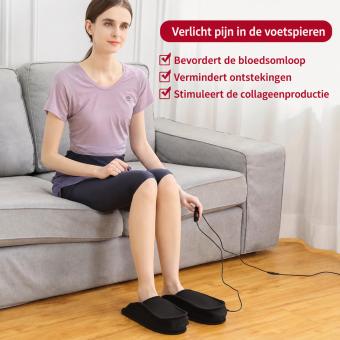 Medische Kwaliteit 90LED Roodlicht- en Infraroodtherapie Pantoffels met Volledige Dekking – Verzachtende Verlichting van Voetpijn, Altijd en Overal