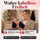 FREYARA Professionelles 80 LED Rotlicht- und Infrarot-Therapiehandschuh-Set (1 Paar) – Medizinische Vollflächen-Lichttherapie für Hände und Gelenke