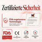 FREYARA Professionelles 80 LED Rotlicht- und Infrarot-Therapiehandschuh-Set (1 Paar) – Medizinische Vollflächen-Lichttherapie für Hände und Gelenke