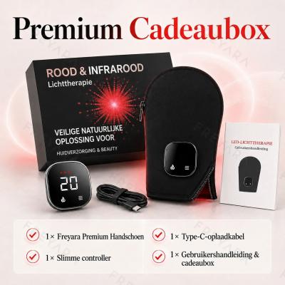 Medisch klasse 80 LED handschoen voor volledige dekking met rood- en infraroodlichttherapie