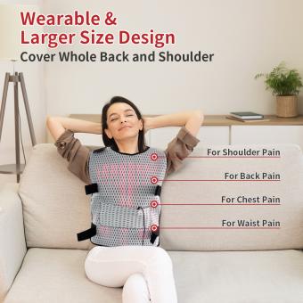 252 LED Rood & Infrarood Lichttherapie Vest - Draagbare Verlichting voor Gewrichtspijn en Huidverjonging