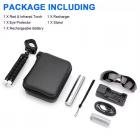 Lampe Torche Thérapie par la Lumière Rouge avec Lumière Bleue, avec impulsion infrarouge, 5 LED Appareil de Traitement par Infrarouge Proche pour Soulagement Douleurs Dos, Cou et Corps, 5 Longueurs d'onde