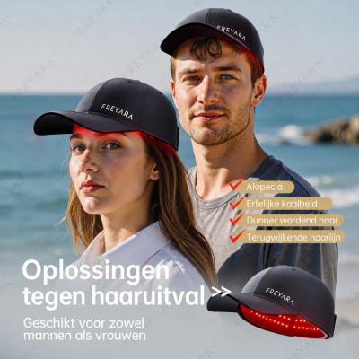 258 LED Rood en Blauw Licht Therapie Cap, Haar Hergroei Apparaat voor Mannen en Vrouwen, haaruitvalbehandeling, Draadloos Ontwerp