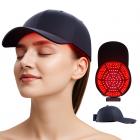 Gorro de terapia de luz roja y azul con 258 LED, dispositivo para el crecimiento del cabello para hombres y mujeres, diseño inalámbrico