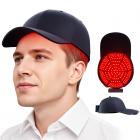 258 LED rød og blå lysterapihætte, hårgenvækstanordning til mænd og kvinder, trådløst design