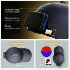 Gorro de terapia de luz roja y azul con 258 LED, dispositivo para el crecimiento del cabello para hombres y mujeres, diseño inalámbrico.