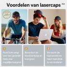 96 LLLT Lasertherapiekap voor haargroei, zeer gerichte energie, bereikt direct de haarwortel (5-8 mm), haargroei hoed voor mannen en vrouwen, haaruitvalbehandeling