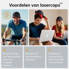 120 LLLT Lasertherapiekap voor haargroei, zeer gerichte energie, bereikt direct de haarwortel (5-8 mm), haargroei hoed voor mannen en vrouwen, haaruitvalbehandeling