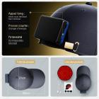 Casquette de thérapie laser 222 LLLT, énergie hautement focalisée, atteignant directement la racine du follicule pileux (5-8 mm), dispositif de repousse des cheveux