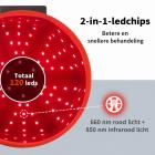 120LED draadloze lichttherapiekap FDA-goedgekeurde oplossing voor dikkere, gezondere haargroei, 1800 mAh batterijcapaciteit, draagbaarder