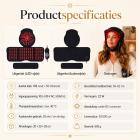 216-LED rode lichttherapiehoed voor haargroei, dubbele toewijzing 660 nm en 850 nm