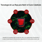 Gorro de terapia de luz roja con 216 LED para el crecimiento del cabello, doble longitud de onda de 660 nm y 850 nm.