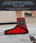 Appareil de luminothérapie LED-FeetRepair G33, 115 LED, lumière rouge et infrarouge, pour les pieds et les chevilles (emballage individuel). Soulage l'arthrite, les entorses et les douleurs musculaires des pieds.