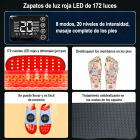 LED-FeetRepair P13, zapatos de terapia de luz roja e infrarroja con 172 LED. Alivia el dolor de pies y promueve la circulación sanguínea.