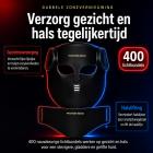 LED-FacialGlow 4D Professioneel 8-Kleuren LED-Lichttherapie Siliconenmasker voor Gezicht en Hals – Anti-Aging en Huidverheldering met 400 Lichtstralen-