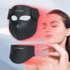 FREYARA LED-FacialGlow 4D – Masque LED Visage professionnel en silicone à luminothérapie 8 couleurs pour le visage et le cou, anti-âge et éclat, 400 LEDs