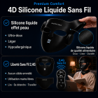FREYARA LED-FacialGlow 4D – Masque LED Visage professionnel en silicone à luminothérapie 8 couleurs pour le visage et le cou, anti-âge et éclat, 400 LEDs