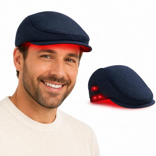Draadloze lichttherapiekap met 84 led's, bevordert gezonde haargroei, 1800 mAh batterijcapaciteit, oplaadbaar en draagbaar.