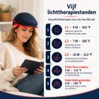 Draadloze lichttherapiekap met 84 led's, bevordert gezonde haargroei, 1800 mAh batterijcapaciteit, oplaadbaar en draagbaar.