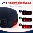 Draadloze lichttherapiekap met 84 led's, bevordert gezonde haargroei, 1800 mAh batterijcapaciteit, oplaadbaar en draagbaar.
