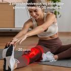 56LED Draadloze Roodlichttherapie Knieband met 3000mAh Batterij – Verlicht Artritispijn en Sportpijn