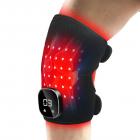 Draadloze kniebandage met 56 LED's en rood licht, inclusief 3000mAh batterij, verlicht artritis en sportpijn.
