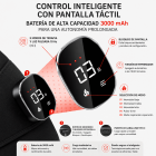 Rodillera de terapia de luz roja inalámbrica de 56 LED con batería de 3000 mAh para aliviar la artritis y el dolor deportivo.
