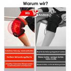 56 LED Kabelloses Rotlicht-Therapie-Kniebandage mit 3000mAh Akku – Lindert Arthritis und Muskelschmerzen