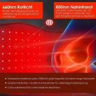 56 LED Kabelloses Rotlicht-Therapie-Kniebandage mit 3000mAh Akku – Lindert Arthritis und Muskelschmerzen