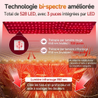 Botte de Luminothérapie Rouge & Infrarouge Qualité Médicale – 528 LED, Soin Complet des Jambes et des Pieds