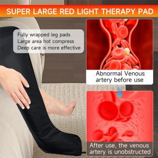 Medizinische 528-LED Rot- & Infrarot-Lichttherapie-Stiefel für Beine und Füße