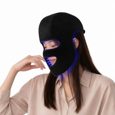 Professioneel 2-in-1 LED-Lichttherapie Gezichtsmasker & Haartherapiepet met 278 LEDs – 4-Golflengten Lichttherapie voor Gezicht en Hoofdhuid-