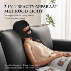 Professioneel 2-in-1 LED-Lichttherapie Gezichtsmasker & Haartherapiepet met 278 LEDs – 4-Golflengten Lichttherapie voor Gezicht en Hoofdhuid-