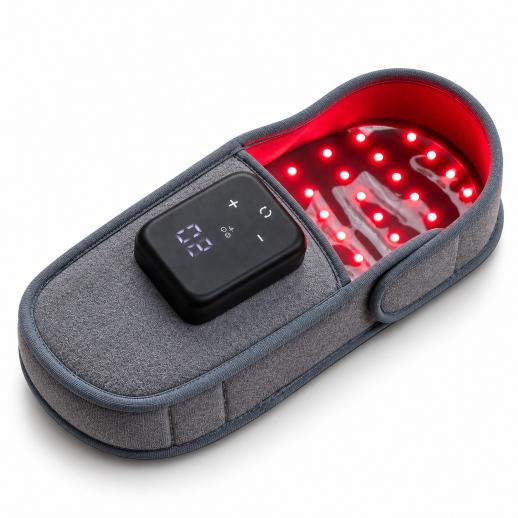 90LED Draadloze Roodlicht- en Infraroodtherapie Pantoffels met Volledige Dekking – voor Diepe Pijnverlichting en Herstel Thuis – Eén stuk