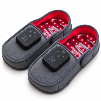 90LED Draadloze Roodlicht- en Infraroodtherapie Pantoffels met Volledige Dekking – voor Diepe Pijnverlichting en Herstel Thuis – Een paar