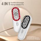 FREYARA 4-in-1 Hoofdhuid Massagekam met EMS, Rood Licht, Warmte en Vibratie – Voor Haargroei, Doorbloeding en Betere Opname